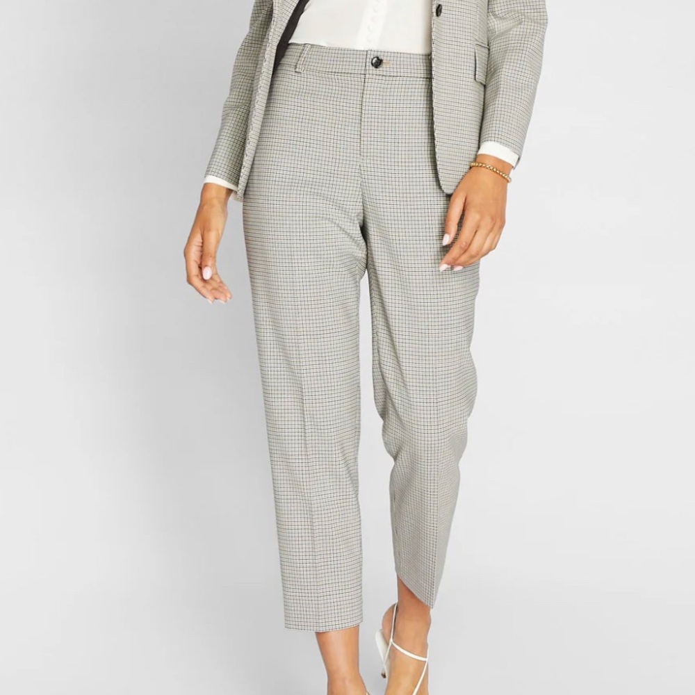 NWT Women’s Club Monaco Plaid Borrem Trouser